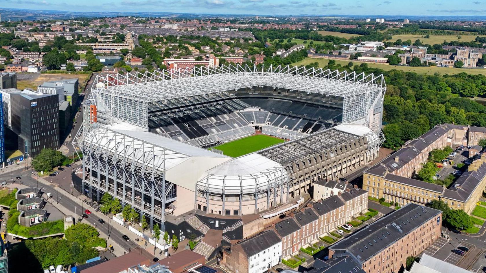 Outside of St. James' Park